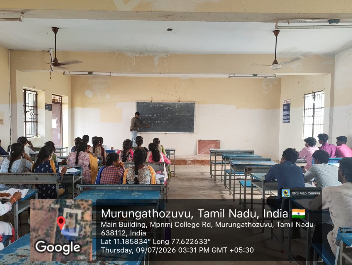mpnmjec's tweet photo. 09.07.2026 mpnmjec 
Name :Nagaraj M
Subject: time and work ,ages
Department:cse 3rd year https://t.co/x0JHEQVKrx