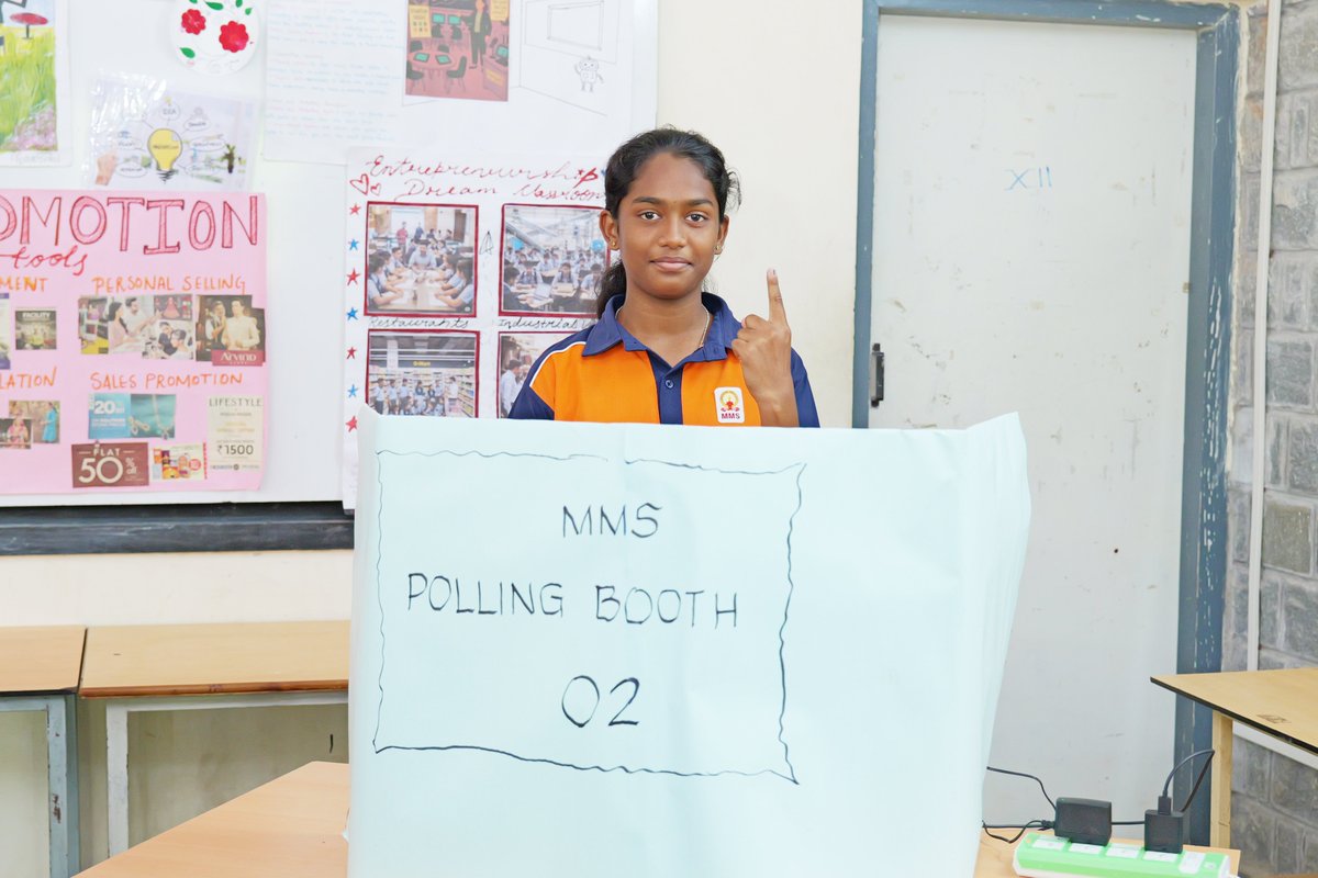 MmSchooltn's tweet photo. *Leadership isn't taught through lectures—it is discovered through experience.*
https://t.co/QBJMe67d2Y
* #MMSchool #Hosur #CBSESchool #StudentLeadership #SchoolElections #ExperientialLearning #ProjectBasedLearning #LeadershipInAction #FutureLeaders #StudentVoice https://t.co/hpm1pwAEw2