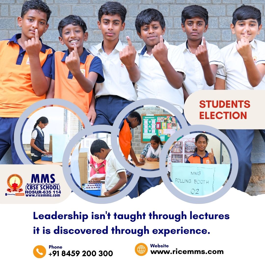 MmSchooltn's tweet photo. *Leadership isn't taught through lectures—it is discovered through experience.*
https://t.co/QBJMe67d2Y
* #MMSchool #Hosur #CBSESchool #StudentLeadership #SchoolElections #ExperientialLearning #ProjectBasedLearning #LeadershipInAction #FutureLeaders #StudentVoice https://t.co/hpm1pwAEw2