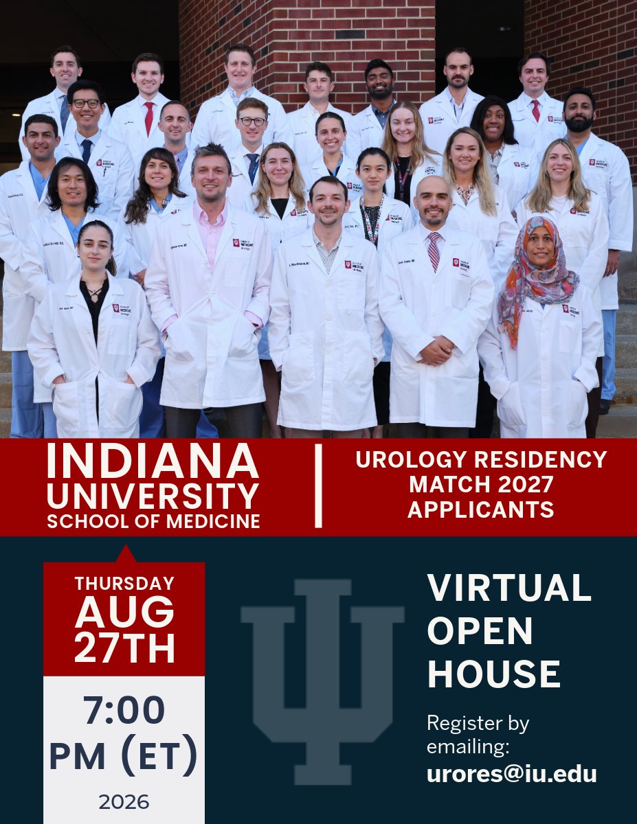 insideiuurology's tweet photo. This is a fun one! Hear directly from two of our awesome residents about life at IU Urology, what surprised them most about residency and their advice for future applicants!

Listen: https://t.co/q2WKhnhiVh

@ClintCaryMD @GinnieJeng 

#UrologyResidency #IUSM https://t.co/p5Lc9DWnUe