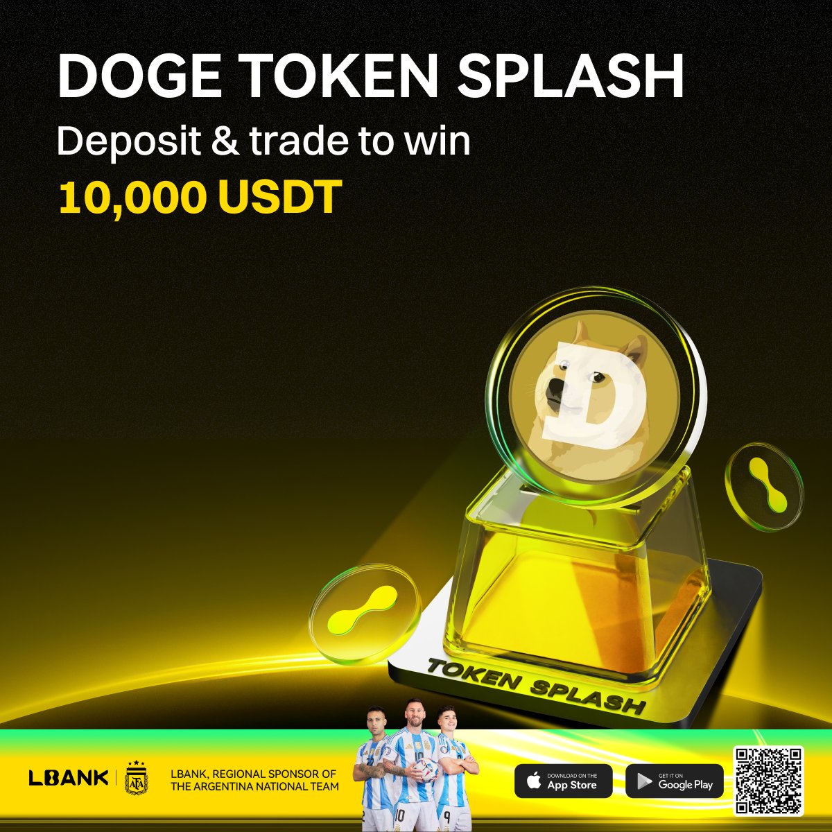 LBank_Exchange's tweet photo. 🎉 $DOGE Token Splash is live on LBank! 🎉

💰 Deposit & trade $DOGE to share a 10,000 USDT prize pool

✨ Three ways to earn rewards:
1️⃣ New User Exclusive, complete deposit & spot trading tasks
2️⃣ Trade $DOGE Futures
3️⃣ Invite friends and earn up to 1,000 USDT

🚀 Event ends Jul 15, rewards distributed on Jul 29

👉 Join now:
https://t.co/kMSPOSyTzE

#LBank #DOGE #Crypto #Trading #TokenSplash