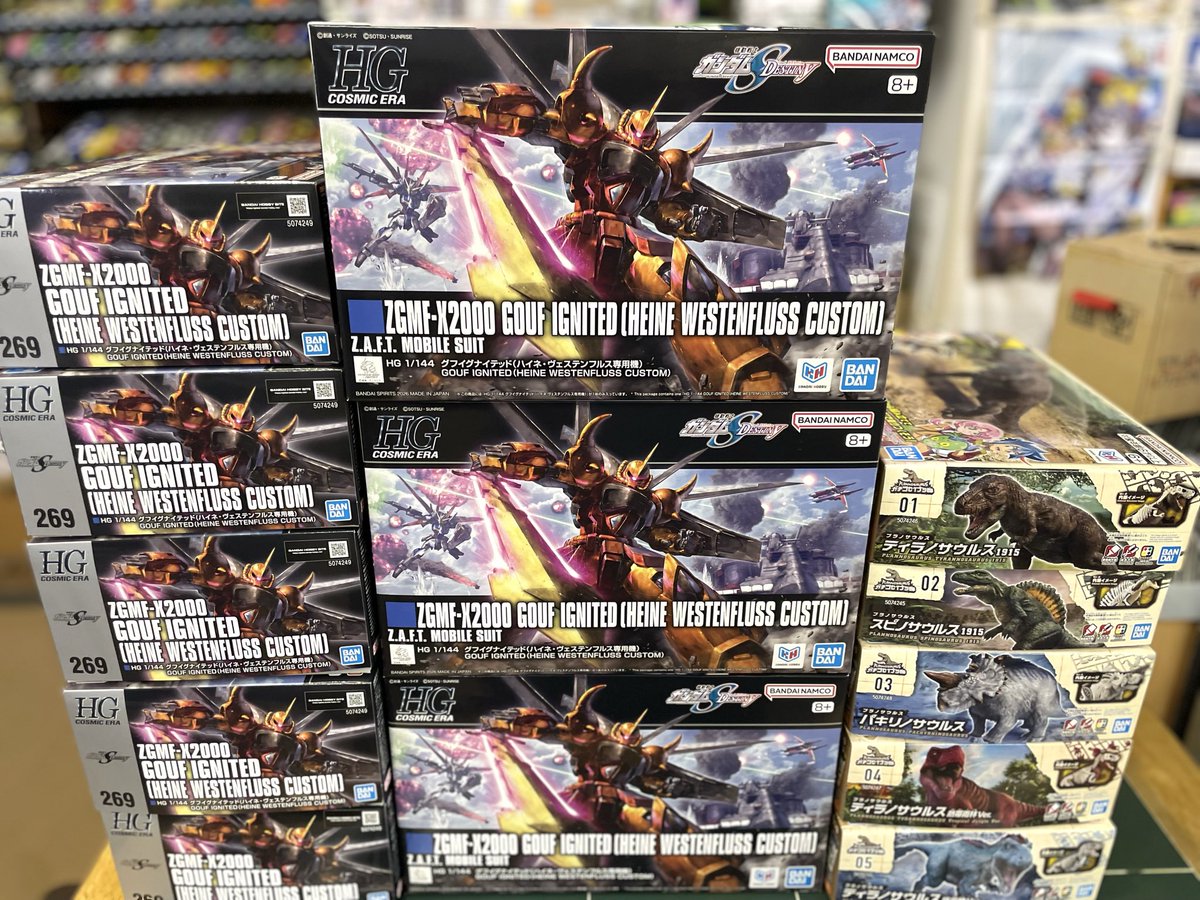 明日11日発売のバンダイ新商品です！ ご来店お待ちしております！ ※HG