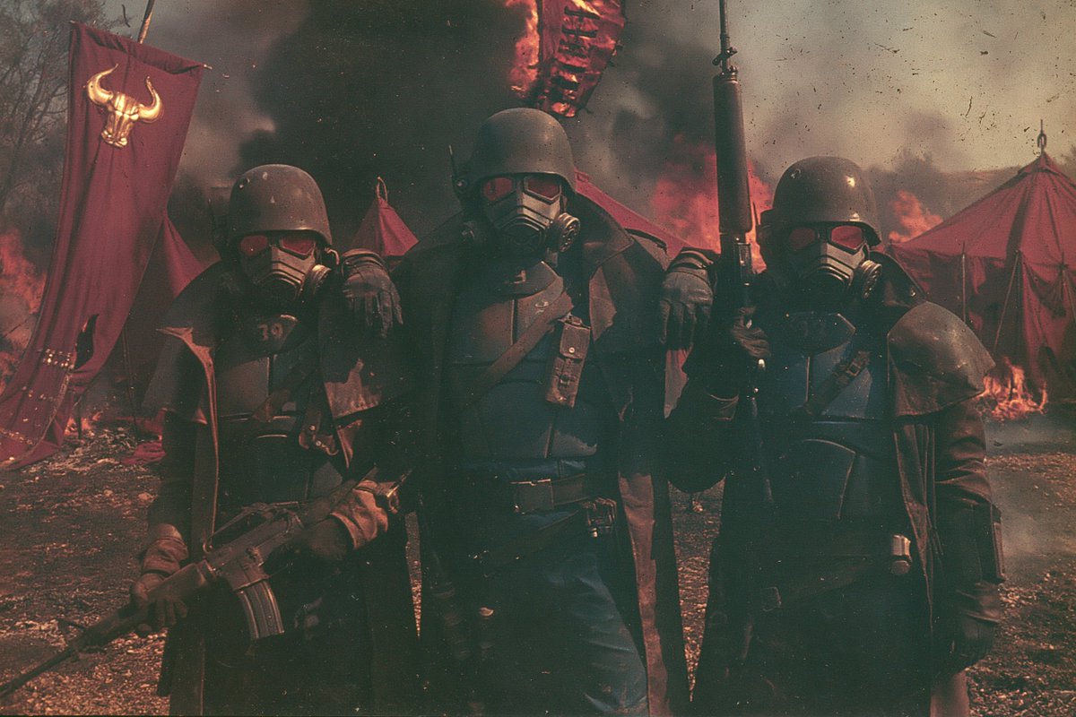 highlander83Art's tweet photo. Desert Rangers #FalloutFriday ☢️ https://t.co/RpU83qMog6