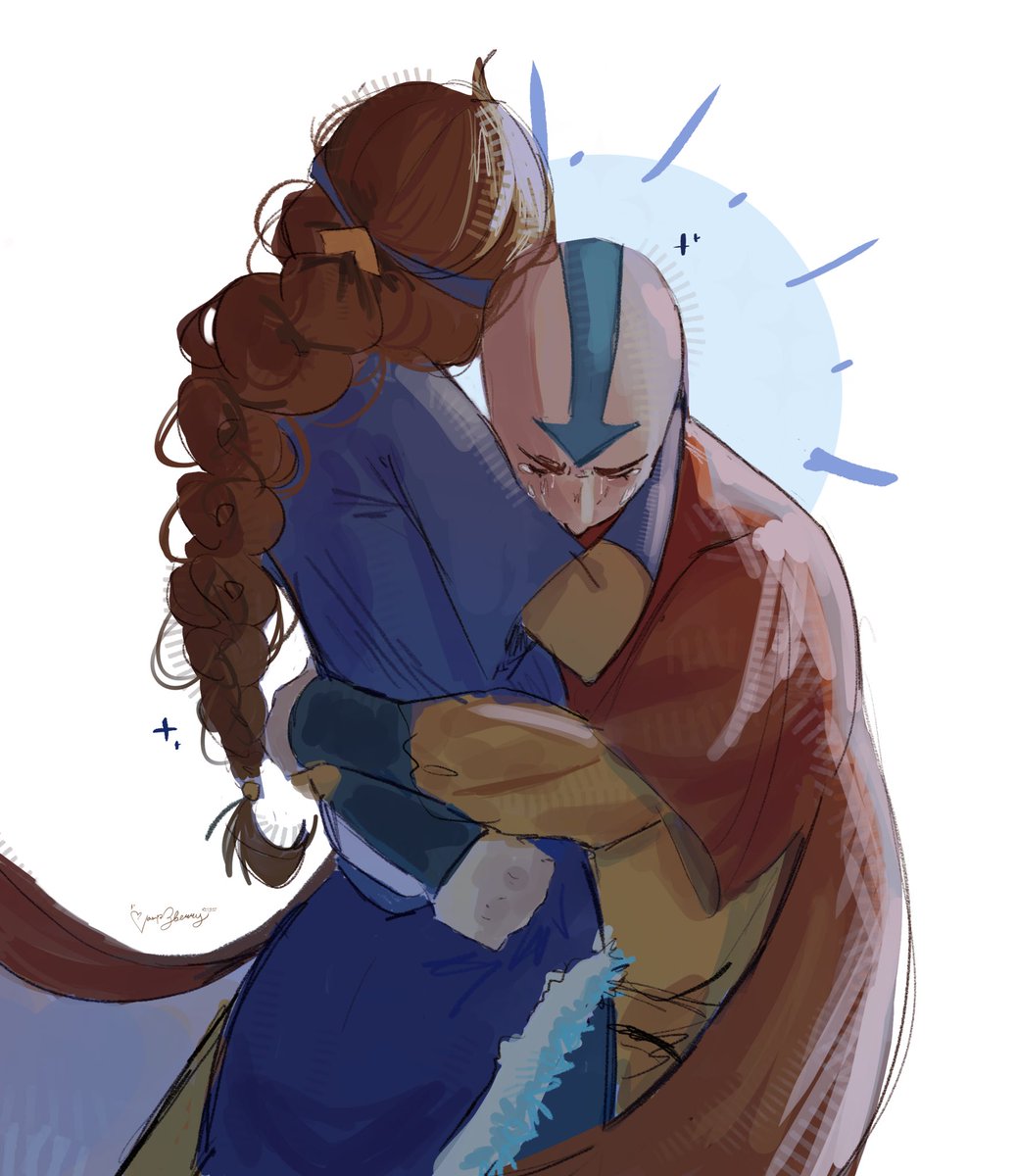 vampzberry's tweet photo. Kataang angst bcs why not #Kataang #Atla #Katara #Aang #fanart https://t.co/KpI7wxyeYl