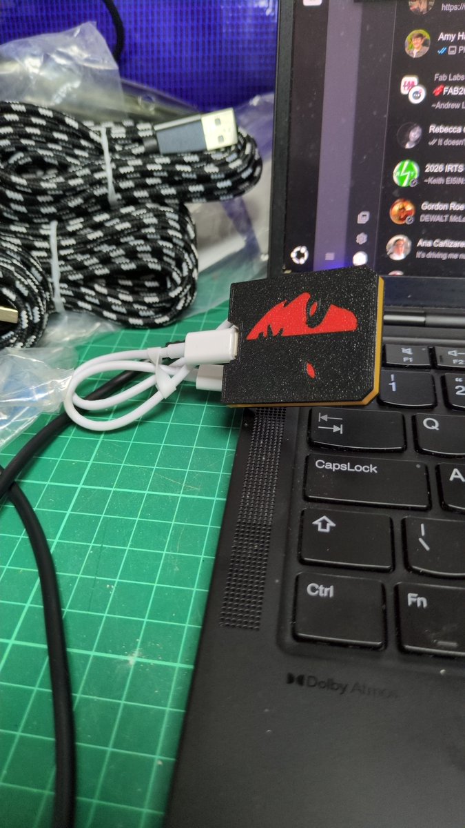 TOG_Dublin's tweet photo. TOG Hackerspace was delighted to support #WICC2026 by building 15 hardware flags for the CTF, each using an ESP8266 and a custom 3D-printed case.

A huge thank you to @AmbroseAClarke  for all their work, and to @ZeroDaysCTF for running an incredible event!

#CyberSecurity https://t.co/bQU382HFs5