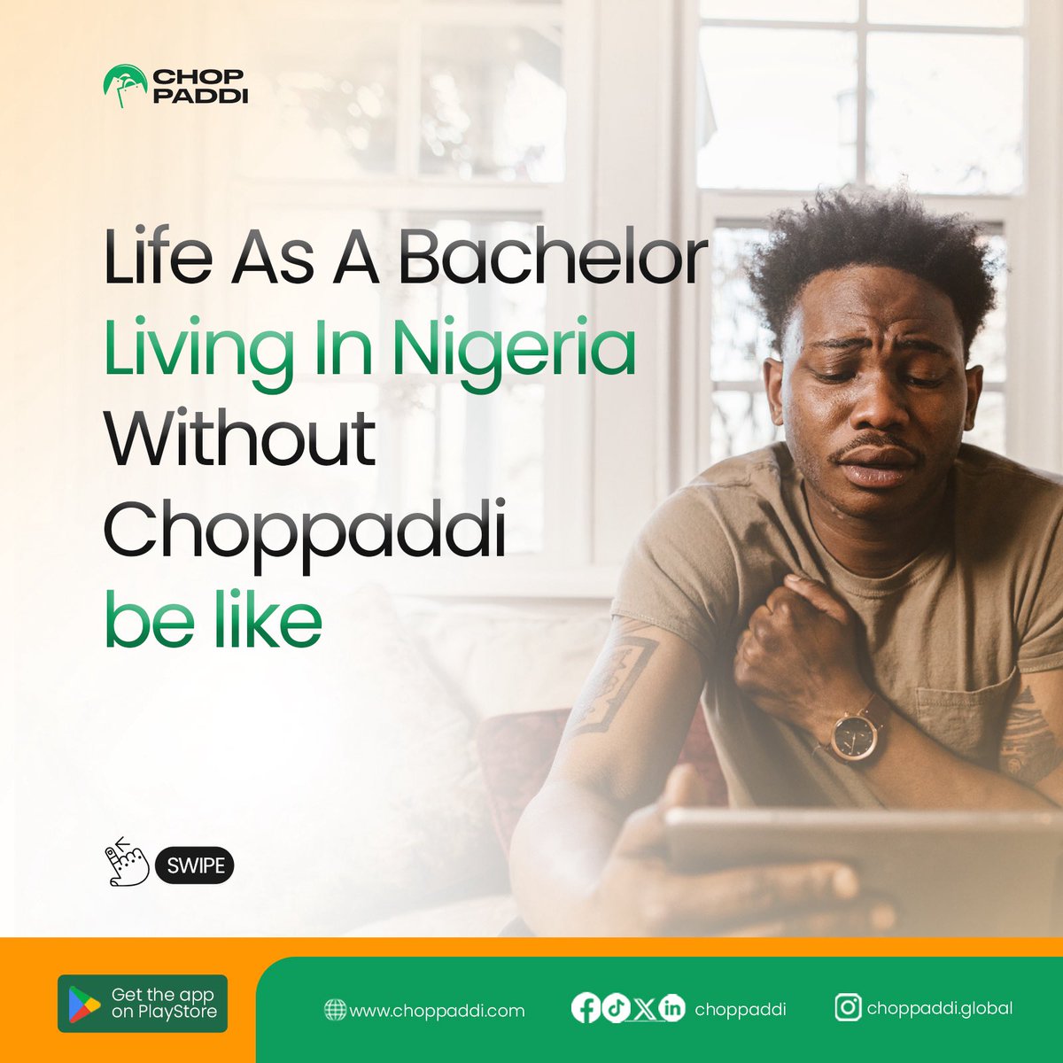 choppaddi's tweet photo. This is your sign to download Choppaddi and stress less! 😌✨ Soft life loading…

https://t.co/ywQMSJX0N2

#Choppaddi #SoftLife #ShopEverything #OrderNow https://t.co/QXJ5syIMuI