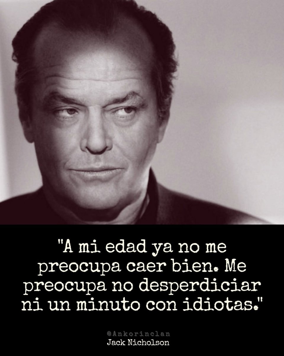 KarinArcus_ok's tweet photo. 100% de acuerdo con el amigo Jack Nicholson. https://t.co/qPQZixHInn