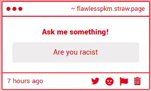 Flawlesspkm's tweet photo. Flawless cannot answer this for she does not want to be grounded again.. https://t.co/M1LYfBJyJK