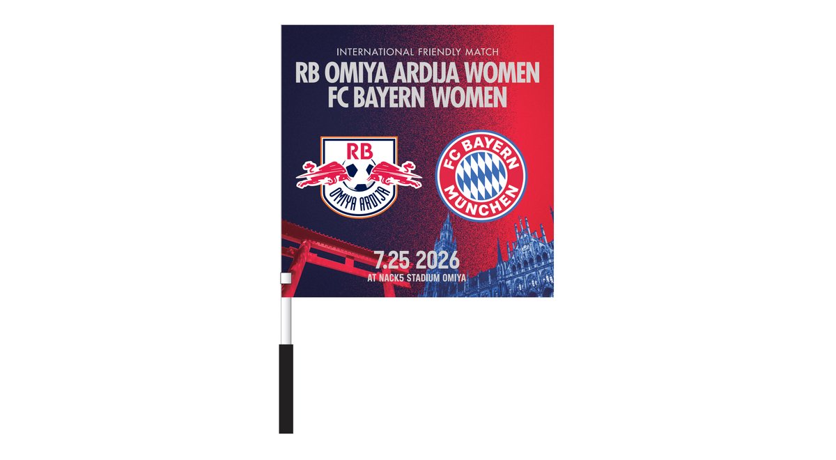RBOA_WOMEN's tweet photo. ◤𝙁𝘼𝙉𝘾𝙇𝙐𝘽 𝙄𝙉𝙁𝙊𝙍𝙈𝘼𝙏𝙄𝙊𝙉◢

／
7/25・バイエルン戦🏟️
ブルルフレンズ限定🧒👦
先着1,000名にフラッグプレゼント🎁
＼ 

ブルルフレンズのお子さま先着1,000名を対象に、限定デザインのフラッグをプレゼント🏁

⌚️配布時間
13:30〜ハーフタイム終了まで 

🎁配布場所
ファンクラブブース(場外・1ゲート付近)

⚠️配布時間内であっても、なくなり次第、配布終了となります。
⚠️プレゼントの転売、または転売を試みる行為はおやめください。

🔗詳しくはこちら
https://t.co/Y3RmDUMff2

🔗チケット購入はこちら
https://t.co/vteKACi5n5

#RB大宮アルディージャWOMEN #ardija #WEリーグ #大宮_バイエルン