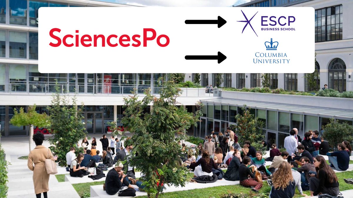 DZerroudi's tweet photo. 🎓 @sciencespo accélère fort avec 3 annonces majeures

1️⃣ Un nouveau double diplôme avec @Columbia sur l’action climatique

2️⃣ Un nouveau double Bachelor avec @ESCP_bs en politique, économie et management

3️⃣ Un nouveau Master sur l’intelligence informationnelle https://t.co/kww34yGIcV