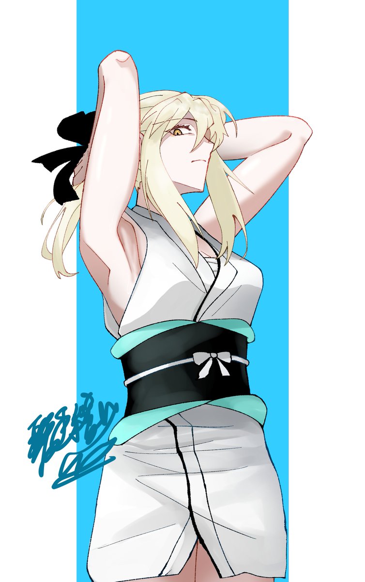 ggifz6618's tweet photo. 沖田さん髪を結う 
#fgo https://t.co/9GqinwtLBu
