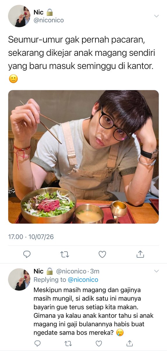 donsteacup's tweet photo. after office
; skynani au

tentang si anak magang yang baru kerja seminggu, tapi udah dicomblangin sama bosnya sendiri. https://t.co/sS7RngwhG2