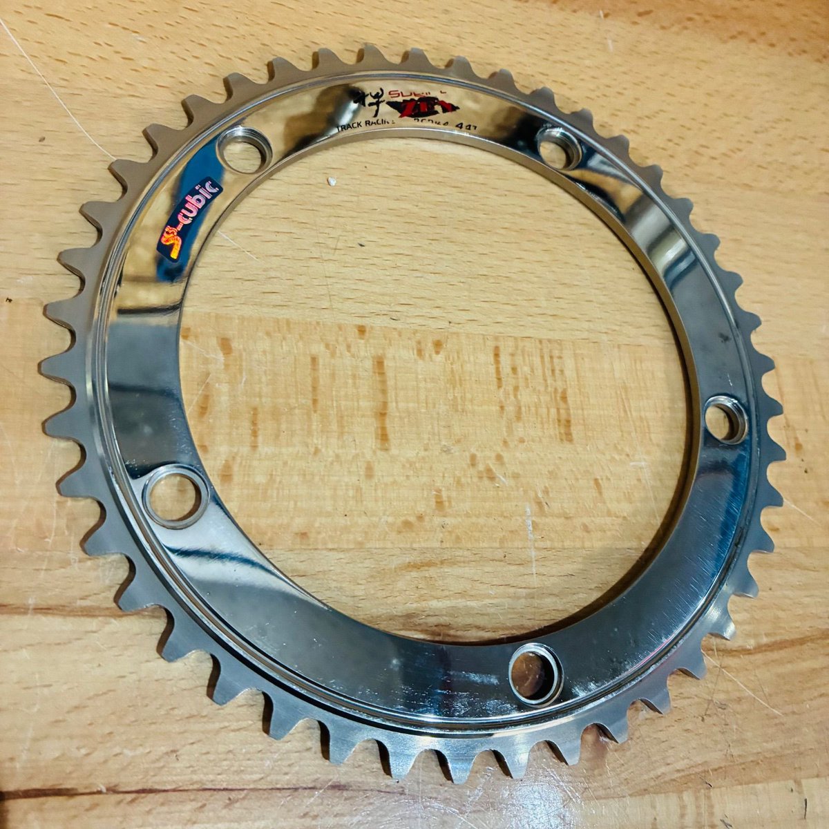 Sugino 75 Super Zen S-cubic/S3 track racing chainring NJS