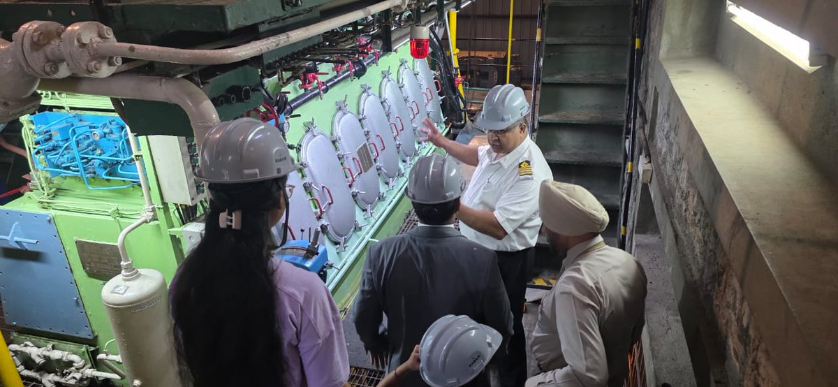 3Beesresearch's tweet photo. ⚓ MTI Visit | The Great Eastern Institute of Maritime, Lonavala
TBRF, under the guidance of DGMA, interacted with cadets on maritime safety, discipline, and career readiness.
🌊 Building Future Seafarers.
#MTIVisits #DGMA #TBRF #MerchantNavy#PMO https://t.co/YcbobfvfJY