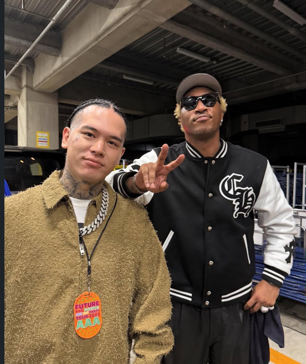 tyorigino's tweet photo. Futureの新曲「KONICHIWA」の制作秘話？🇯🇵

🗣️「この曲は、Rad Yo！とYZERRがいなければ生まれなかった。」

Freebandz唯一のアジア人メンバー、Rad Yo!の投稿 https://t.co/oSMPTwKzAS