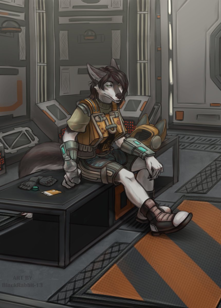BlackRabbit__13's tweet photo. for  Noishkel

#art #furry https://t.co/91C0LY6Gto
