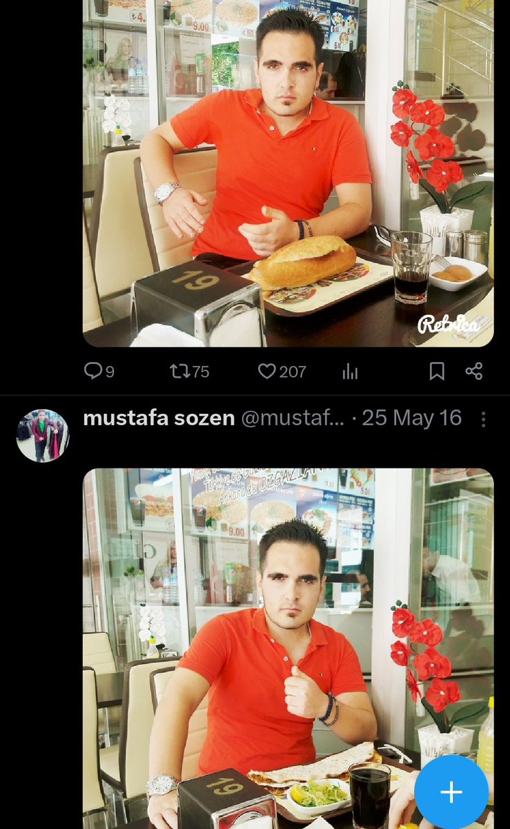 terrariste's tweet photo. Adam lahmacundan sonra elmek yemiş https://t.co/O5BY4oZeBy