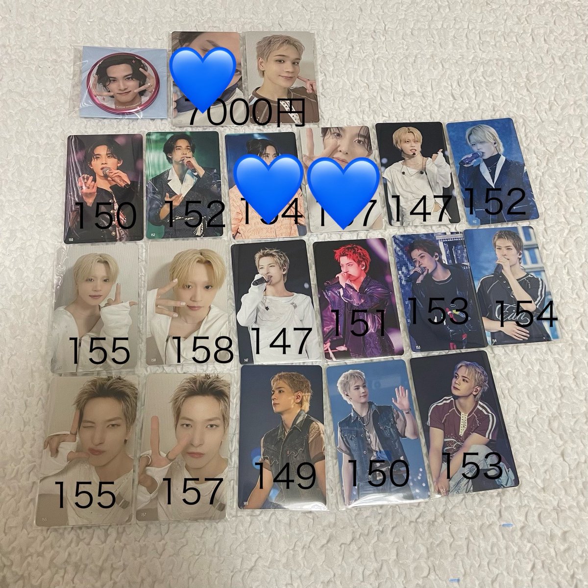 ren__jam0304's tweet photo. JO1DER SHOW 2026 ‘EIEN 永縁’FINAL
　
譲　佐藤　川西　木全　金城　豆原

求　川尻　💙、セルカ優先

7000円、缶バッチは同士交換
まとめて優先します🙇‍♂️

ナゴド両日手渡し希望です！
お気軽にお声がけください！

 #JO1交換  #jo1交換 #JO1DERSHOW https://t.co/baqUSalySc