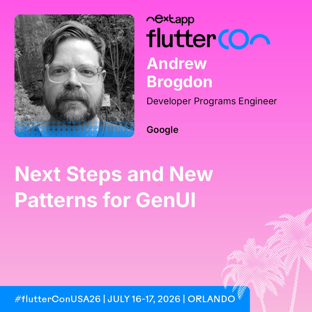 Fluttercon tweet media