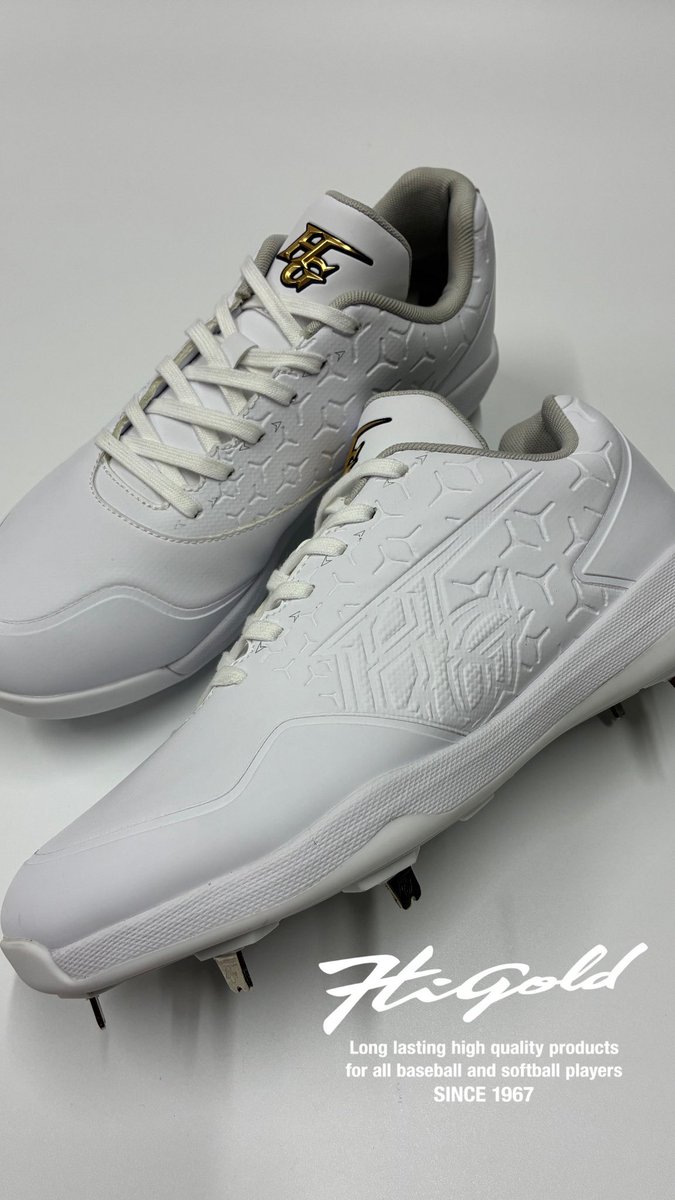 ˏˋ HI-GOLD NEW SOLE COLOR SPIKES COMING SOON ˎˊ˗ PKS-005R White
