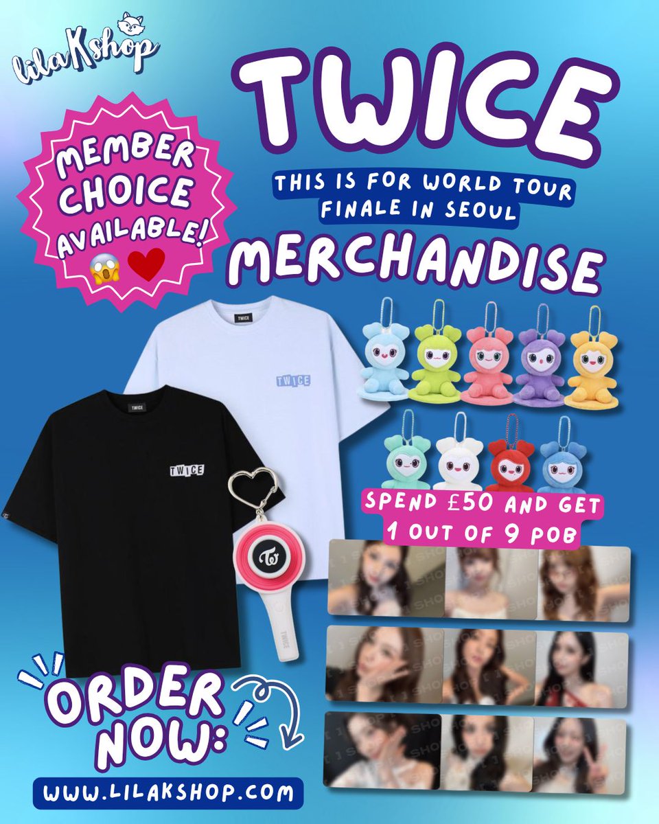 💙 ONCE, NEW MERCHANDISE!💙 We've got TWICE's 