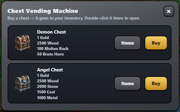 bb8_crypto's tweet photo. Choose Your Chest: Angel or Demon? 🎁👼😈

The Chest Vending Machine is live in @PlayKintara 

Spend your gold and gathered resources to pick your side:
will you go for the Demon Chest or the Angel Chest?

Each chest brings a chance to unlock special items, rare rewards, and maybe something your inventory has been waiting for... 🍀

So… are you feeling blessed, or are you ready to unleash the demon loot? 👀
