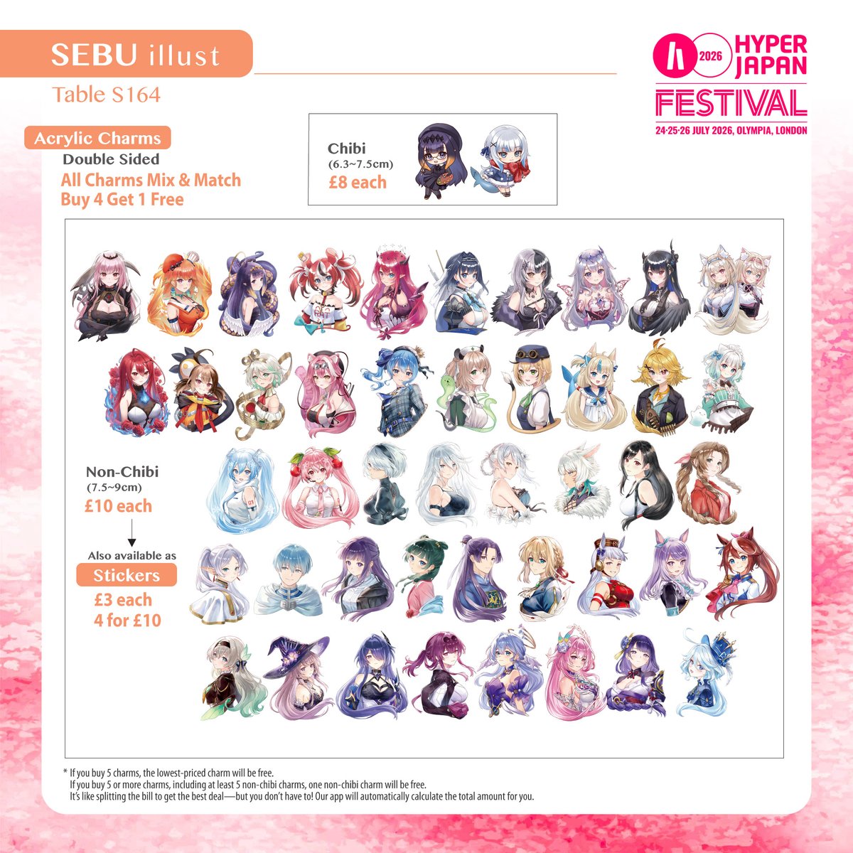 SEBU_illust's tweet photo. Hyper Japan Catalogue
[New] A3 foil prints and acrylic shikishi
#HYPERJAPAN https://t.co/vES3KSzM56