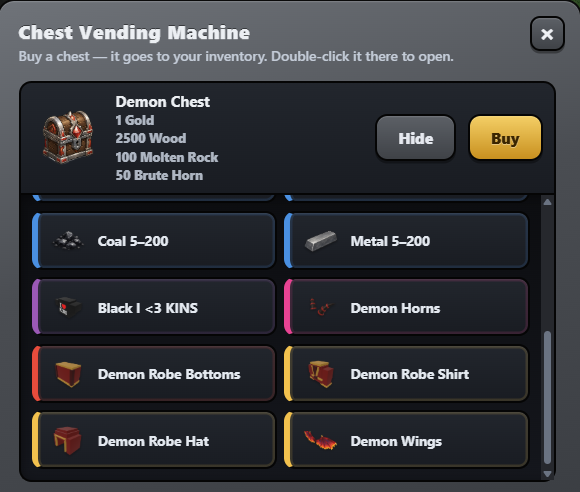 bb8_crypto's tweet photo. Choose Your Chest: Angel or Demon? 🎁👼😈

The Chest Vending Machine is live in @PlayKintara 

Spend your gold and gathered resources to pick your side:
will you go for the Demon Chest or the Angel Chest?

Each chest brings a chance to unlock special items, rare rewards, and maybe something your inventory has been waiting for... 🍀

So… are you feeling blessed, or are you ready to unleash the demon loot? 👀