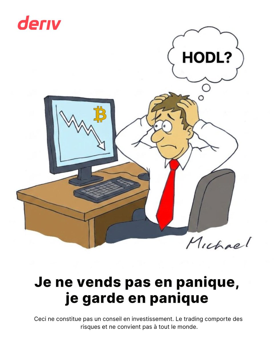 DerivFrench's tweet photo. Je ne vends pas, je fais juste du HODLing paniqué après le crash de 1,2 billion USD du BTC.
Les sorties de fonds des ETF, les rotations dopées par l'IA et les liquidations liées au levier ont rendu ce drawdown brutal. Mais avec le retour des flux entrants en juillet, l'espoir est de retour — tenez-vous toujours le coup ?

#Bitcoin #CryptoCrash #ETF #MarketUpdate

Ceci ne constitue pas un conseil en investissement. Le trading comporte des risques et n'est pas adapté à tout le monde.