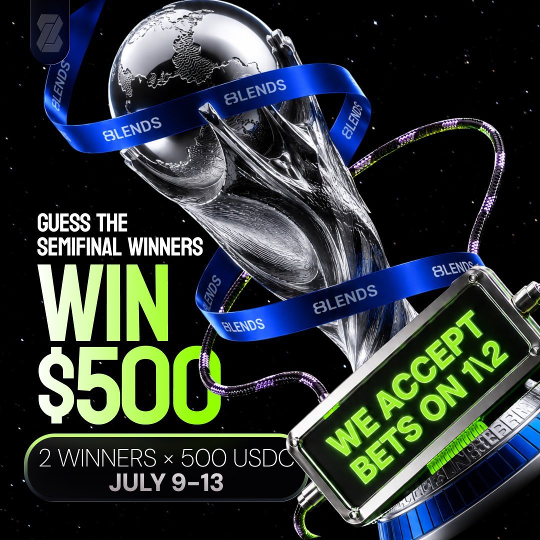 Zedhwin's tweet photo. GUESS THE WINNER OF THE FIFA WORLD CUP 2026 SEMIFINALS & WIN $500 with @eightlends
My best pick is France and France! 🫡
#8lends #eightlends #WorldCup https://t.co/USd7i16fEG