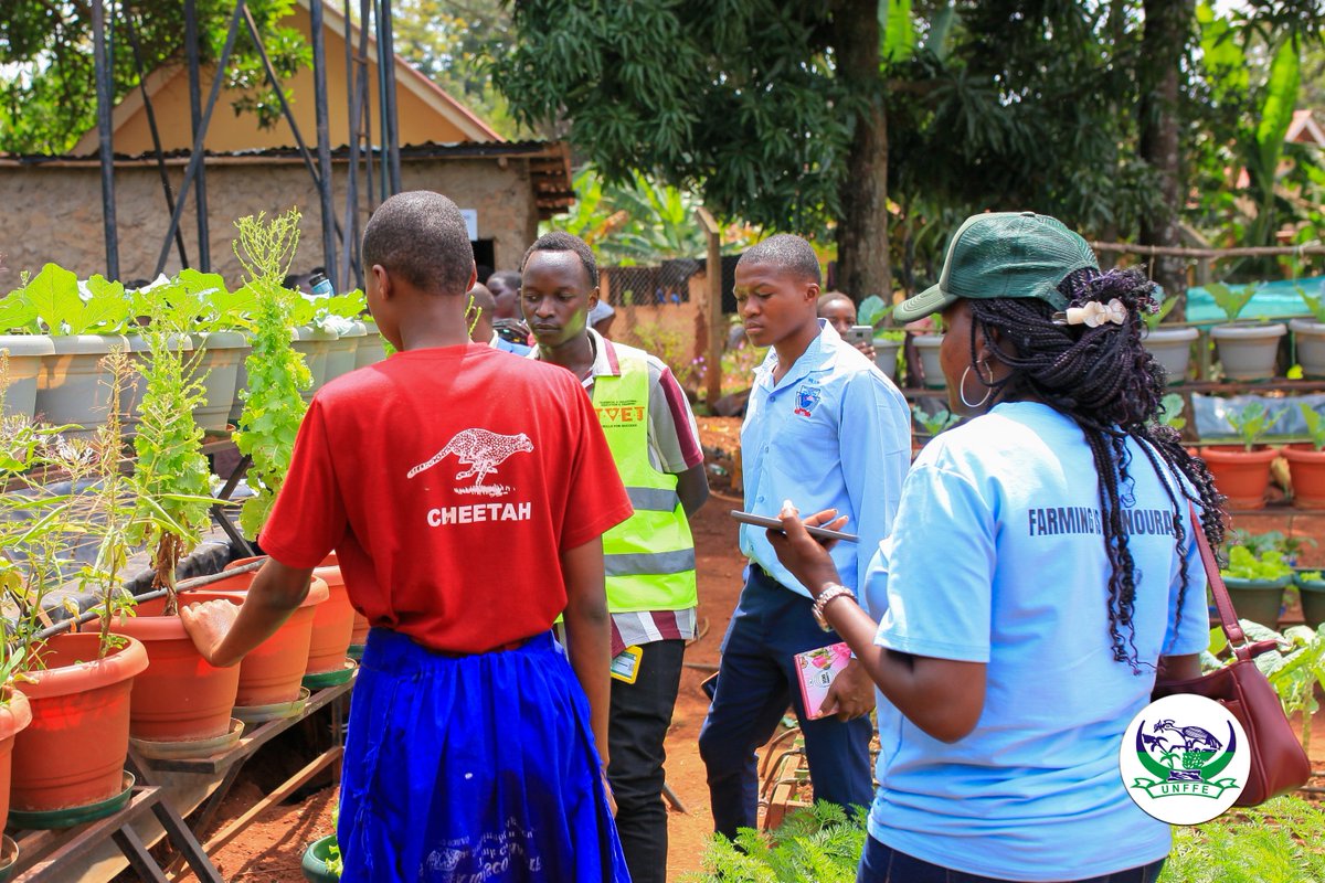 FDTVmedia's tweet photo. Greater investment in climate-smart agriculture, resilient crop varieties &amp; sustainable value chains to safeguard Uganda's food sectors. @unffe is doing much with @MAAIF_Uganda in jinja for school students #AgricEducShow2026 do not miss out 
Entrance is 5k https://t.co/Nrj2k17hhk