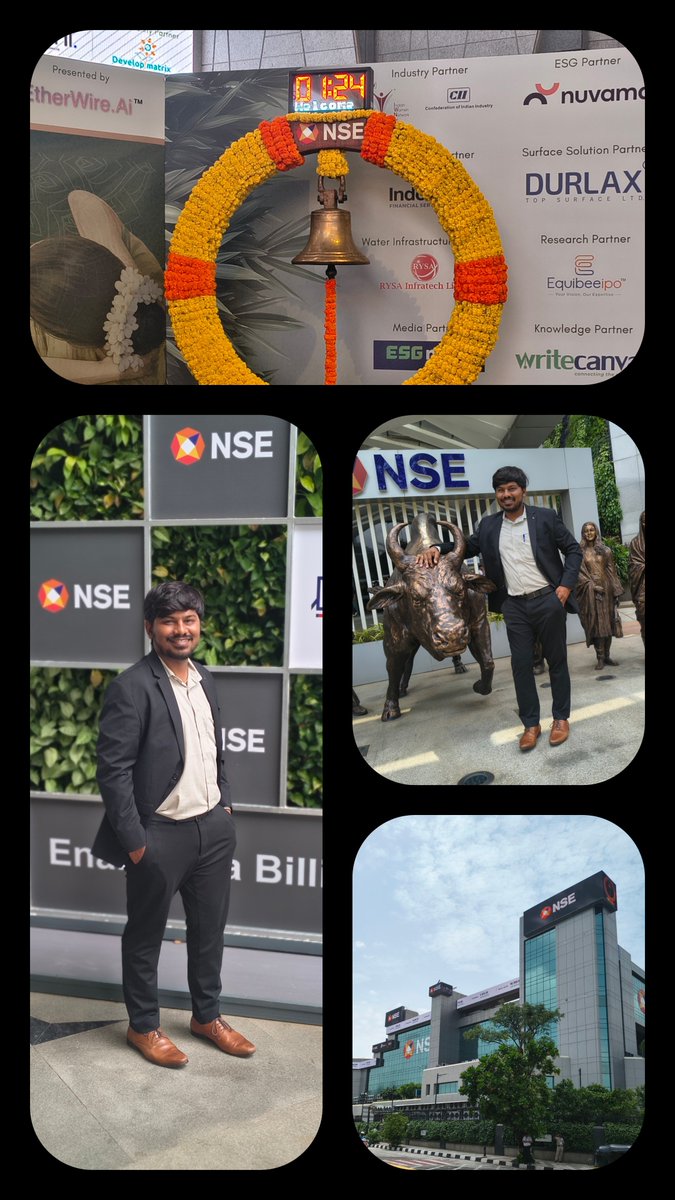 FinVestDaily's tweet photo. A great learning experience at NSE, Mumbai! 📈

Today, I had the opportunity to visit the National Stock Exchange (NSE) at BKC, Mumbai. It was good to see how one of India's leading financial institutions operates and to learn more about the capital markets.

A big thank you to the NSE team for the warm welcome and for sharing valuable insights during the visit.

I would also like to thank NISM and MU for organizing this visit and giving us this opportunity.

Learning from industry institutions like these always adds a new perspective. Looking forward to many more such experiences.

#NSE #NISM #Mastersunion #CapitalMarkets #Finance #Learning #StockMarket