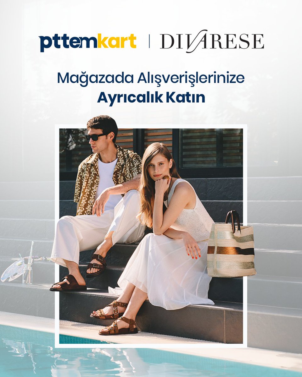 pttemkartt's tweet photo. Pttemkart ile Divarese'nin şık dünyasını keşfedin. 🌟

Alışveriş deneyiminize ayrıcalık katacak avantajlar sizi bekliyor! https://t.co/NKT7KX1Mgb