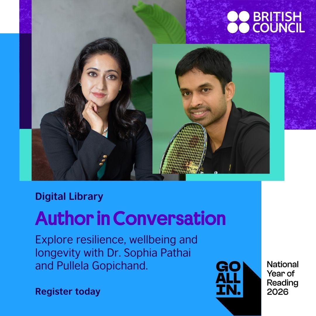 esBritish's tweet photo. Join us for an inspiring online conversation with Dr. Sophia Pathai and Pullela Gopichand, co-authors of The Longevity Code, as they explore healthy ageing, resilience, wellbeing, and lifelong learning 👇 https://t.co/Xn186rxZdH

📅 17 July 2026

#BritishCouncilDigitalLibrary https://t.co/1A5GWYl5wr