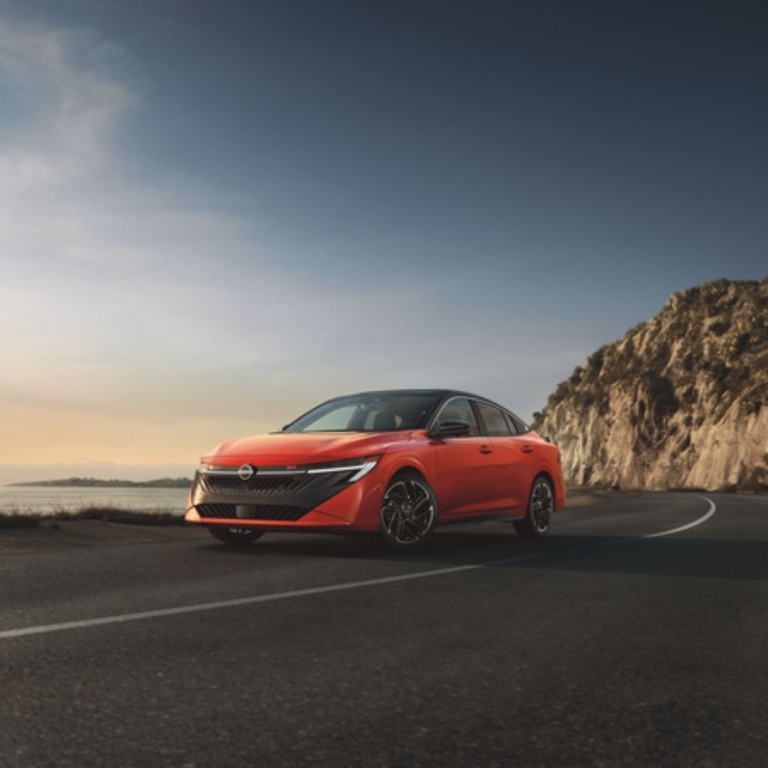 KGNissanOrem's tweet photo. Chasing golden-hour views feels even better in the 2026 Nissan Sentra. Sleek, easygoing, and ready for a summer drive 🌅 https://t.co/fsC0jXVsBz