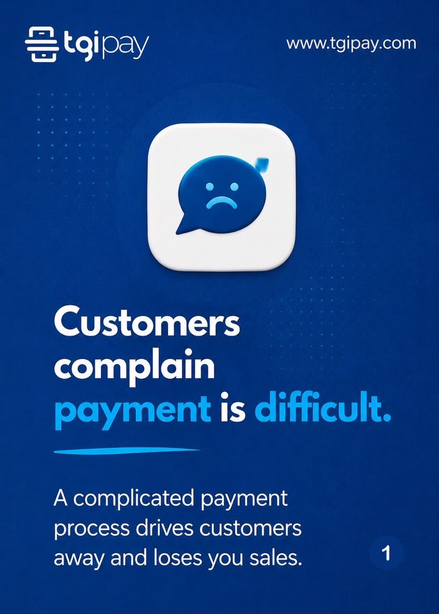 tgipay's tweet photo. Payment issues can cost your business more than you think.
With TGIPAY, payments become simple, secure, and seamless.
Visit https://t.co/fhgx1PoJ3o to get started.
#tgipay #paymentgateway #fintechsolutions #digitalpayments #businesstips #businessgrowth #africanfintech https://t.co/XLa2PY0ZOV
