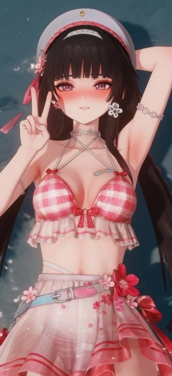 Yukisee227's tweet photo. 🍧水着スキン千咲👙#千咲 #WutheringWaves  #鳴潮  #Chisa https://t.co/gkX3vE3fQ4
