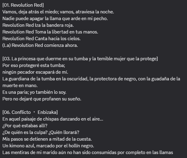 kopo122's tweet photo. Rápida traducción de la letra de las nuevas canciones que aparece en el crossfade: https://t.co/bW27i8cza5