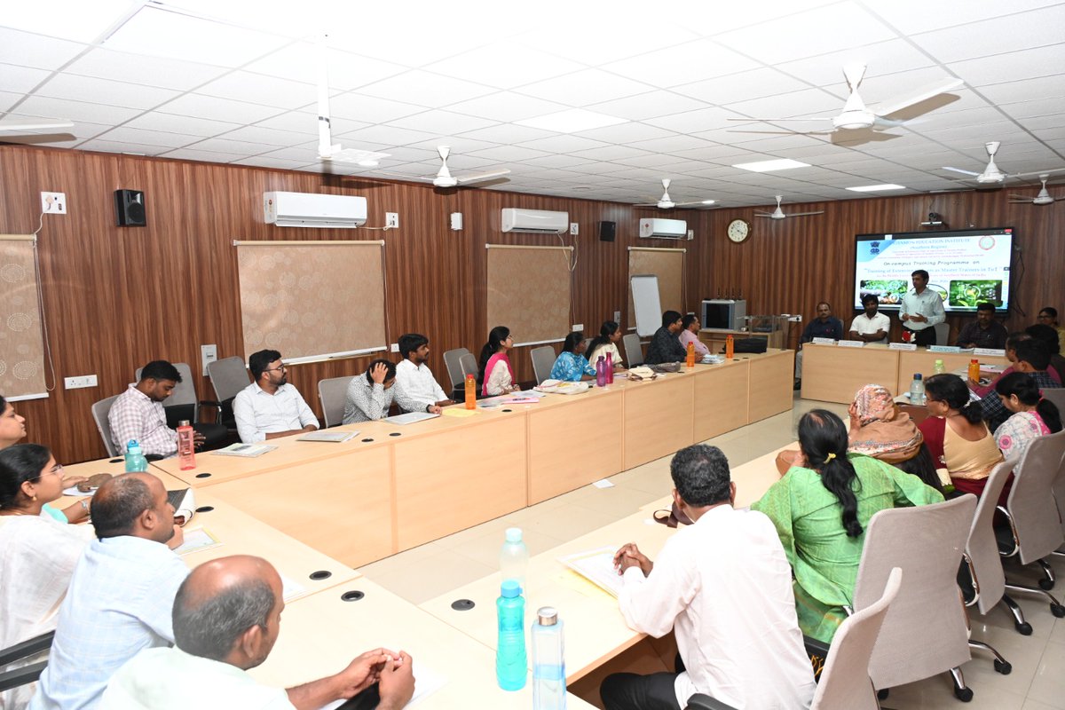 eeihyd's tweet photo. Two On-Campus Training Programmes on “Next Gen Extension Approaches for effective transfer of technology” &amp; "Training of Extension Officers as Master Trainers in ToT" organized by EEI Hyderabad from 06-10 July 2026, concluded successfully on 10th July, 26. https://t.co/gGtDRMPj39