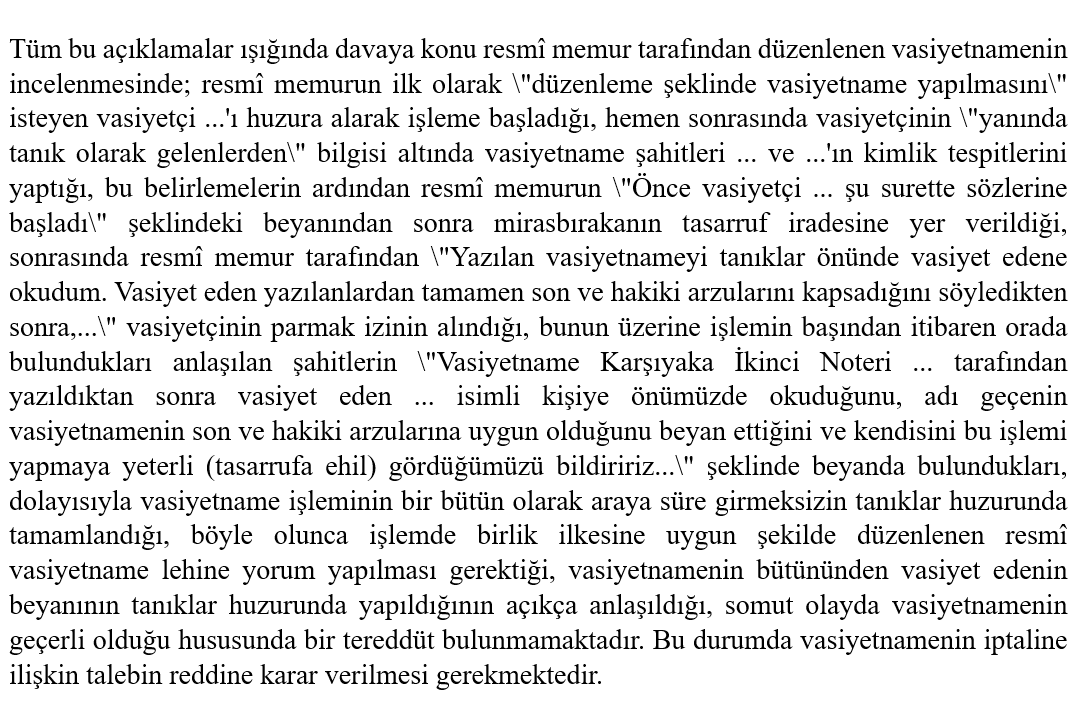 yankibuyuksezer's tweet photo. Usulüne uygun vasiyetname nasıl düzenlenir kararı

HGK 2025/218 E 2026/290 K 06.05.2026 https://t.co/tFBnUKG9n7