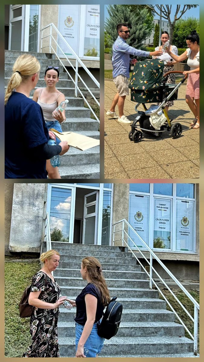 Calin__Groza's tweet photo. Deși mă aflu încă în București, colegii mei au început deja distribuirea gratuită de apă pentru comunitatea din Baia Mare, pentru a-i sprijini pe oameni în aceste zile caniculare.

De săptămâna viitoare mă voi alătura și eu acestei inițiative, iar împreună vom fi zilnic pe străzile orașului, alături de cei care au nevoie.

Aveți grijă de voi, hidratați-vă și evitați expunerea la soare în orele de vârf!

#calingroza #deputat #maramures #impreuna