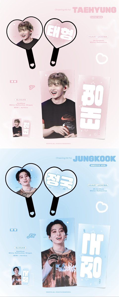 BTS_Lucky7GO's tweet photo. HELP RT | #BTS MY GO🇲🇾
— #V &amp; #JUNGKOOK : 2026 Cheering Kit by @Hertz9597 

💰1st payment
— RM60 : Slogan / Heart Uchiwa Fan
— RM30 : Mini Slogan / Mini Heart Uchiwa Fan

📅Deadline : 18 July, 10PM
💜ORDER : https://t.co/35oJmTCnxn

#pasarbts #pasarbtsmy #myARMYjual @BTSMarketMY https://t.co/z83h4VYHgQ