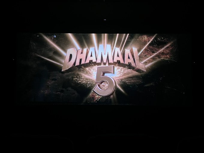 TodCinematic's tweet photo. #Dhamaal5 announced in the end of #Dhamaal4 

💀unwanted sequel https://t.co/enFkFnvezY