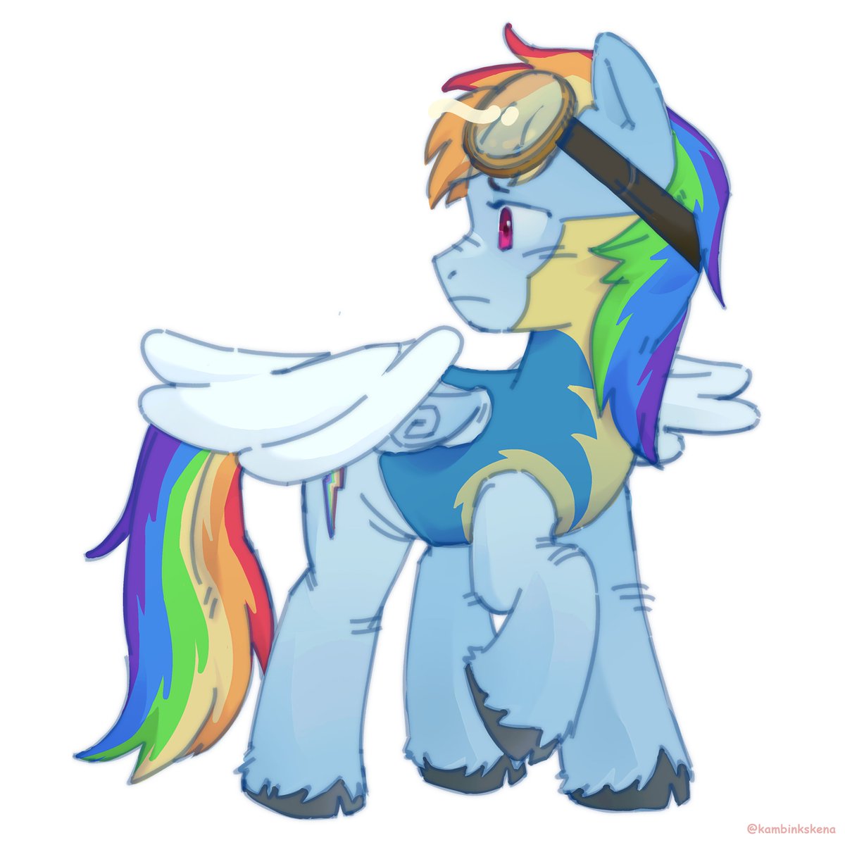 kambinkskena's tweet photo. dashie for my practice #mlp https://t.co/4KE7GroFfl