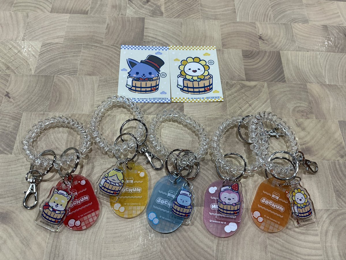 _s__s__s__s_'s tweet photo. JOCHUM 極楽湯 RAKU SPA GARDEN
コースター
ロッカーキー風キーホルダー
マフラータオル
和紙風ステッカー

譲　レイン、マイクン、まめちぃ、ぽぽ、モコ、 Bira

求　ピーハイ、ちまた

本日RAKU SPA GARDEN名古屋、もしくは名古屋での手渡しで可能な方、お気軽にお声がけください。

 #jochum交換 https://t.co/24laqze96v