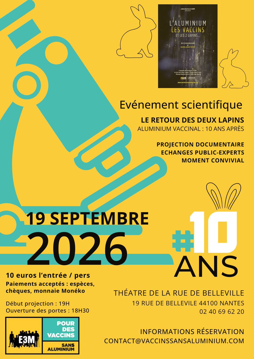 Campagne pour des Vaccins Sans Alu (VSA) tweet media