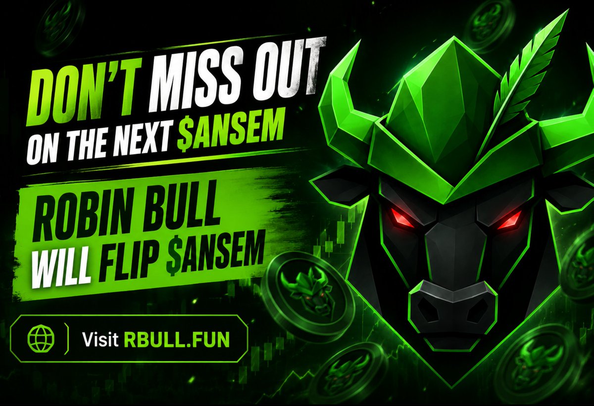 RobinBullSolana's tweet photo. DON'T MISS OUT ON THE NEXT solana:9cRCn9rGT8V2imeM2BaKs13yhMEais3ruM3rPvTGpump .

Robin Bull will flip solana:9cRCn9rGT8V2imeM2BaKs13yhMEais3ruM3rPvTGpump.

Get in early before the crowd catches on.
Retweet Pinned Tweet for Airdrops 

Buy $RBULL ON X 
Send between 0.2 SOL and 10 SOL to: RBU1SkSjGWRokv8QAcv85sWFGhTg6YQDVJRejHif9Yy

1 SOL = 10M $RBULL
5 SOL = 100M $RBULL