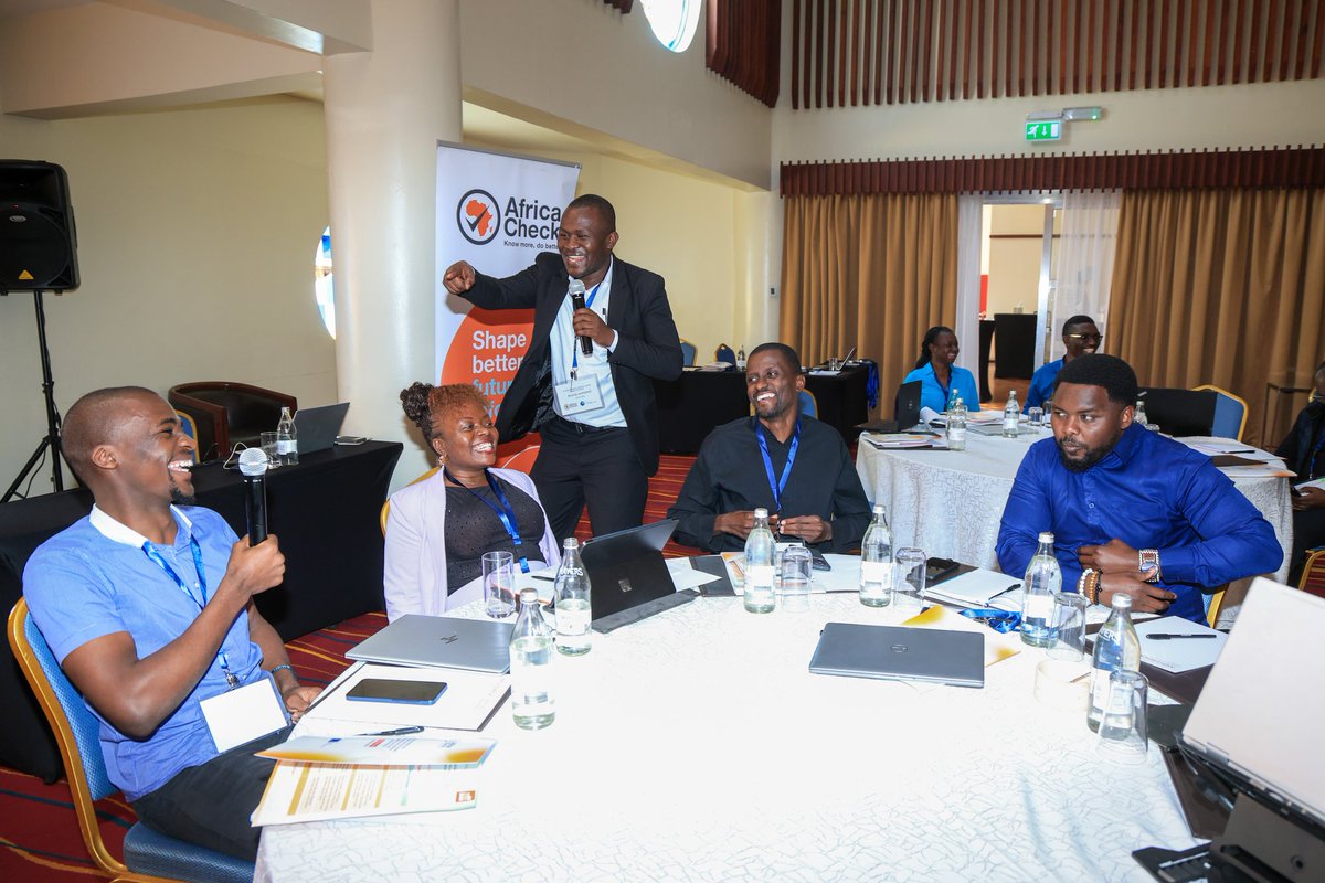 BruceBaron32274's tweet photo. Last week at @MovenpickHotels Nairobi, strengthening my fact-checking and digital verification skills at the #FIMI workshop by @AfricaCheck and the @eu_eeas Ethical journalism starts with credible information. 📰💡 #MediaLiteracy #Journalism https://t.co/y0hbABQsRr