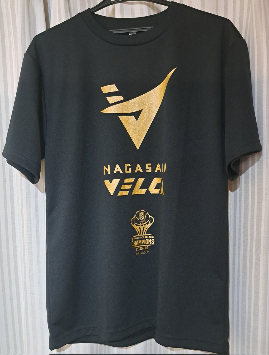 長崎ヴェルカのB1 チャンピオンシップ優勝🏆記念Tシャツが届いた！ #velca