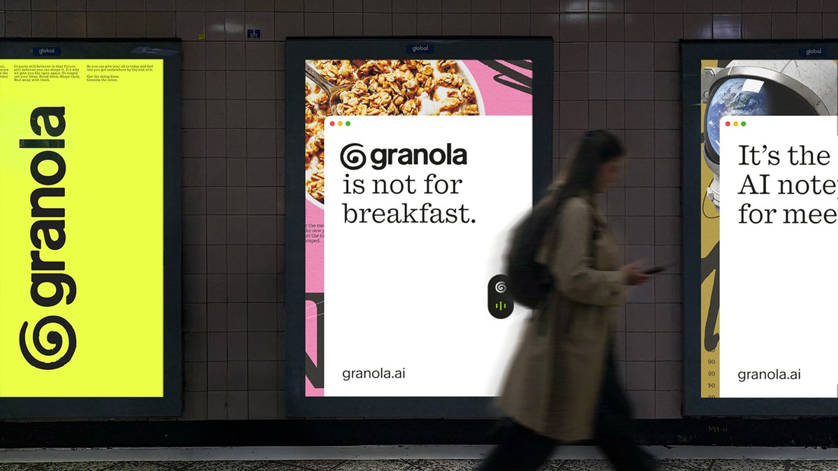 brandarchivexyz's tweet photo. Granola by Ragged Edge, 2026
Now on Brand Archive: https://t.co/jlPw0Oq6nI

#logos #branding #design https://t.co/3K50IuXim2